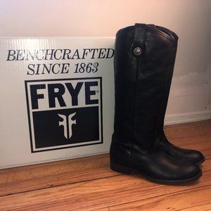 FRYE Melissa Button Boot Extended size 6.5 (black)